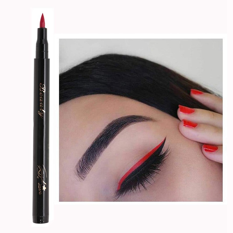 Lápiz delineador de ojos, lápiz delineador de ojos rojo o