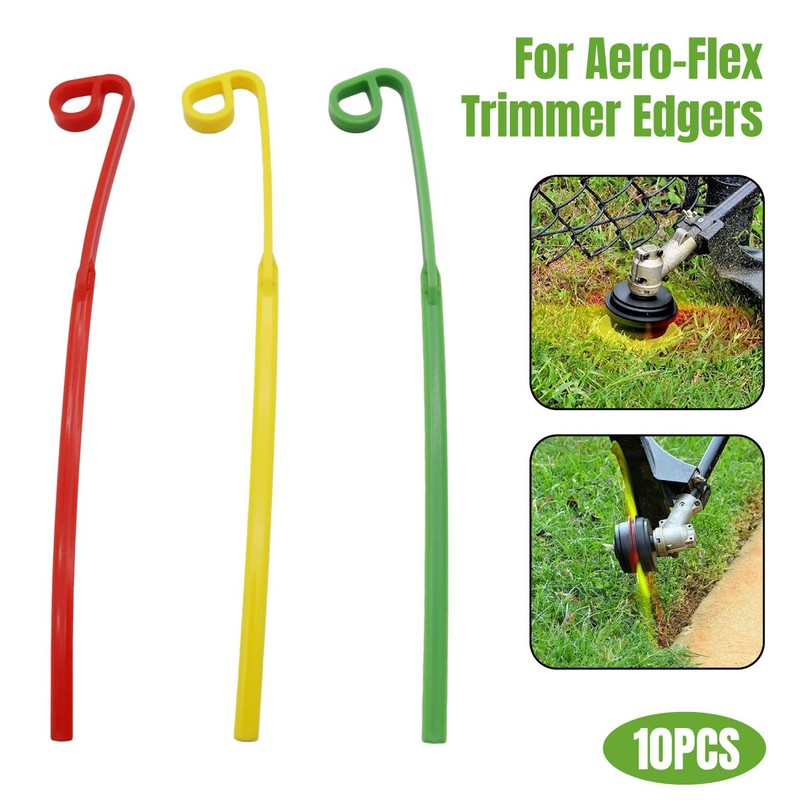 AIMALL 10PCS Household 9-Shaped Lawn Mower Blade - Flexible Plastic