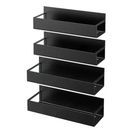 Especiero 4 Niveles Estante Organizador Cocina Multiusos Negro