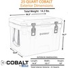 Cobalt 25 Quart Roto-Molded Super Ice Cooler | Large Ice