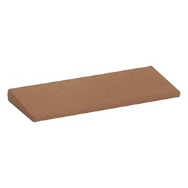 Norton Slip Shape 4-1/2 x 1-3/4 x 3/8-1/8" Size 240 Micron Grade Medium Grit India Sharpening Stone