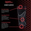 OPRO Unisex - Adults' Knee Support Black, black, l