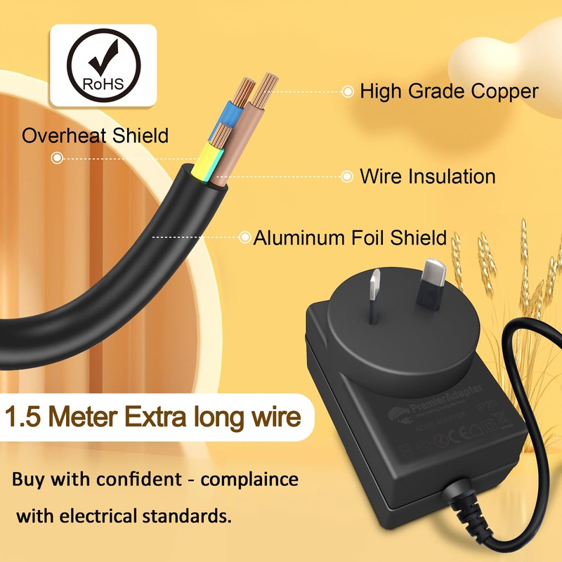 PremierAdater Replacement Power Supply for 5V Revitive CX Circulation Booster