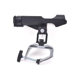 ZONADAH Pack of 2 Fishing Rod Holder Clamp 360 Degree Adjustable Rotation for Boat Kayak Canoe Fishing Boat Accessories for Attaching to Boat Rails Seaside Handles Adjustable Fishing Rod Rack