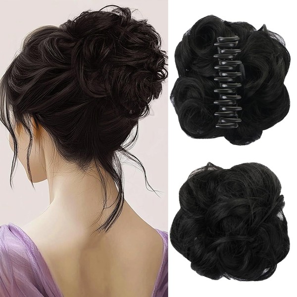 UHOMENY Wig Hair Clip Claw Clip Claw Messy Bun Hair