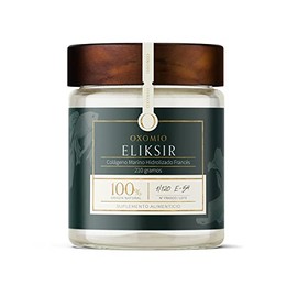 Eliksir de OXOMIO - Colágeno Marino Hidrolizado Francés Peptan para fortalecer y regenerar la piel a nivel celular. (20 porciones). | Gluten Free l Antioxidante l Nutrientes Orgánicos Fermentados l Manganeso
