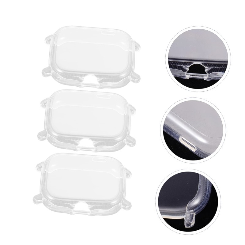 BIUDECO 3pcs TPU Watch Case Compatible Lightweight Protective Shell Transparent
