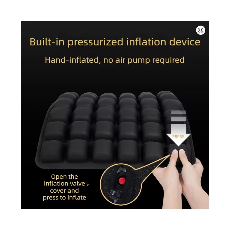 Inflatable Seat Cushion for Office Chairs & Wheelchairs – 3D