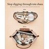 TOVICE XL Purse Organizer Insert for Tote Bag with 40oz