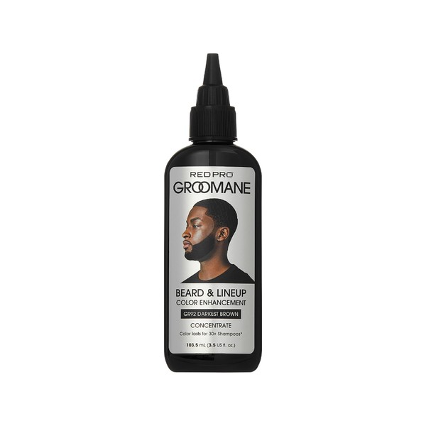 RED Pro GROOMANE Beard & Lineup Color Enhancement, Natural Semi-Permanent