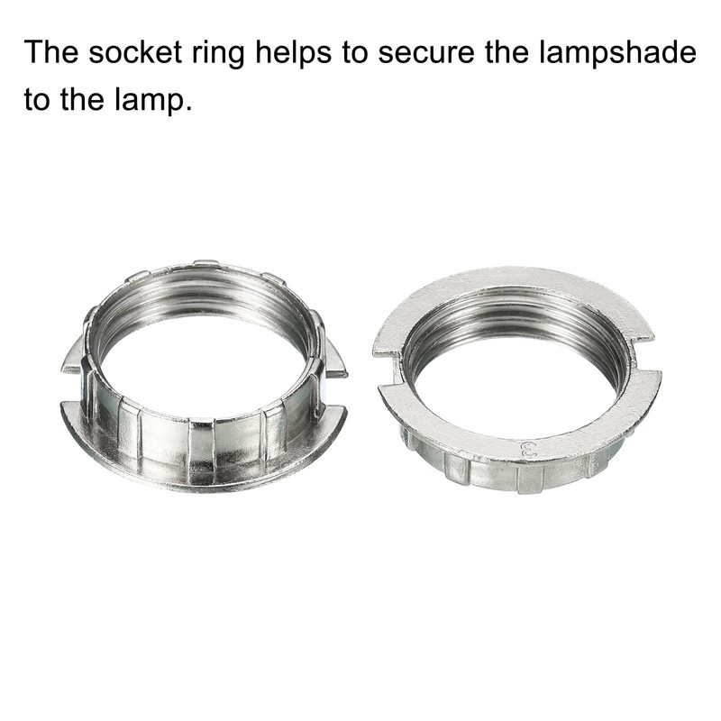 MECCANIXITY G9 Lamp Holder Ring Light Lamp Shade Holder Adapter