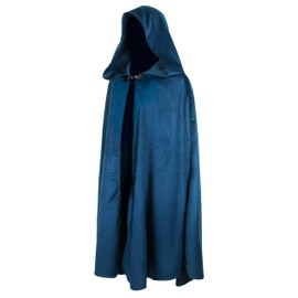 MCJC Medieval Hooded Cape, Kids Renaissance Cosplay Cloak,Wizard Costume