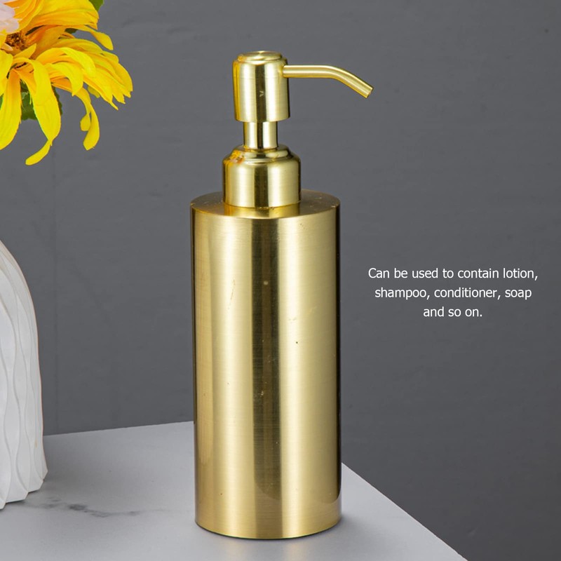 Stainless Steel Soap Dispenser, 7.68in Large Capacity Liquid Hand Soap
