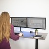 VIVO Triple Monitor Adjustable Desk Mount, Articulating Tri Stand, Holds
