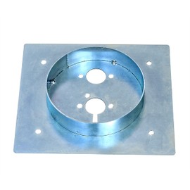 1Pack Diesel Heater Mounting Plate for Eberspacher Webasto Heater Base Mounting Bracket Floor Plate, Sliver Stainless Steel Turret Planar Deep (Optional) 30/40/60mm (Deep:40mm/1.57inch)