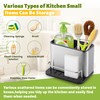 Kitchen Sink Holder,Rustproof Dispenser Kitchen Organizers with Water Drainage Board