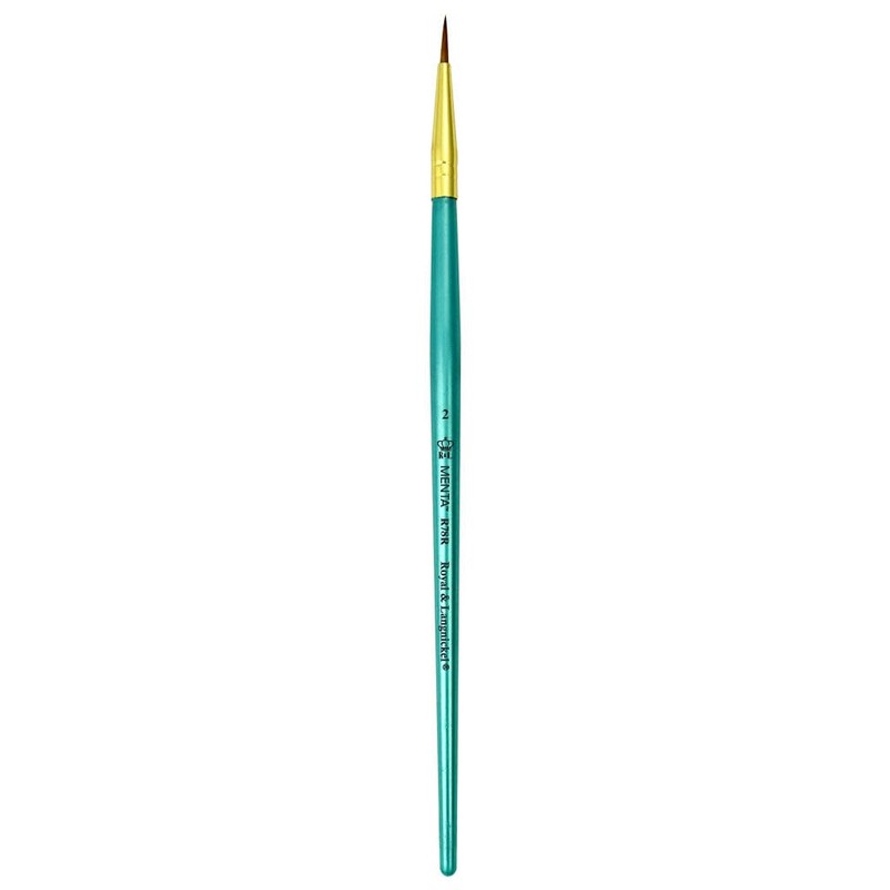 Menta Synthetic Sable Round Brush - 4