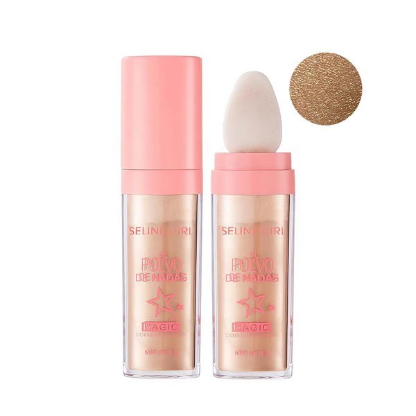Qwesure Xixi Glitter Highlighter Fairy Highlighting Body Lightening Patting Powder
