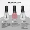 CHINA GLAZE Strong Base Coat, Esmalte Base Fortalecedor para Uñas,