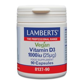 Lamberts Vegan Vitamin D3 1000iu Capsules 90