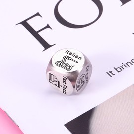 XPENMULBOJA Christmas Wife Gift ideas - Food Dice Couples Gifts for Boyfriend Girlfriend Birthday Anniversary for Him Her, Funny Date Night Gifts Mens Stocking Stuffers for Women