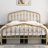 Yaheetech Full Bed Frames Metal Platform Bed with Victorian Style