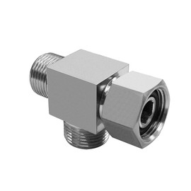 Beduan Stainless Steel 3/8 Compression Tee Fitting - 3/8" Inlet & Outlet Angle Stop