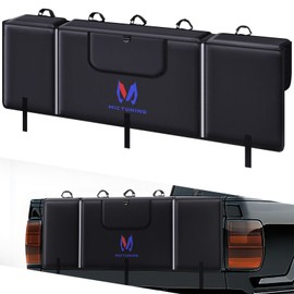 MICTUNING NEW 50" Tailgate Pad Pickup Truck Tailgate Pad Protect Cover For 5 Bike Racks