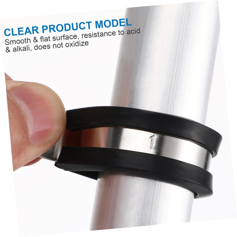 COHEALI 72 Pcs Stainless Steel Clamp Set Durable Tube Hose