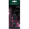 FABER-CASTELL Sparkle Midnight Rose 118296 Writing Set with 2 Pencils,