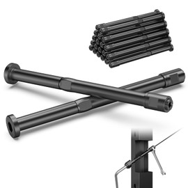 BLIKA Upgraded 20 Pack 1/8" Black Swageless Invisible Cable Railing Kits for Deck Stair Railing, T316 Stainless Steel, Swageless Cable Fittings for 4"x4" Wood/Metal Posts, Cable Railing Hardware 4x4