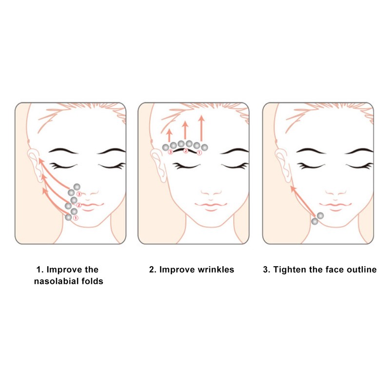 Microcurrent Facial Beauty Machine Skin Lifting Tightening Wrinkle Removal Face
