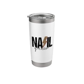 Nail Queen Nail Artist Nail Stylist Nail Tech Nail Stainless Steel Insulated Tumbler