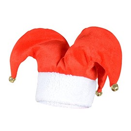 Jester Hat Christmas Fancy Dress Party Hat with Bell - Fun & Festive Costume Accessory for Xmas Celebrations, Parties, & Events
