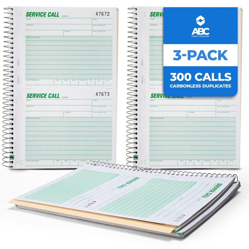 ABC Phone Call Log Book for Office & Businesses -