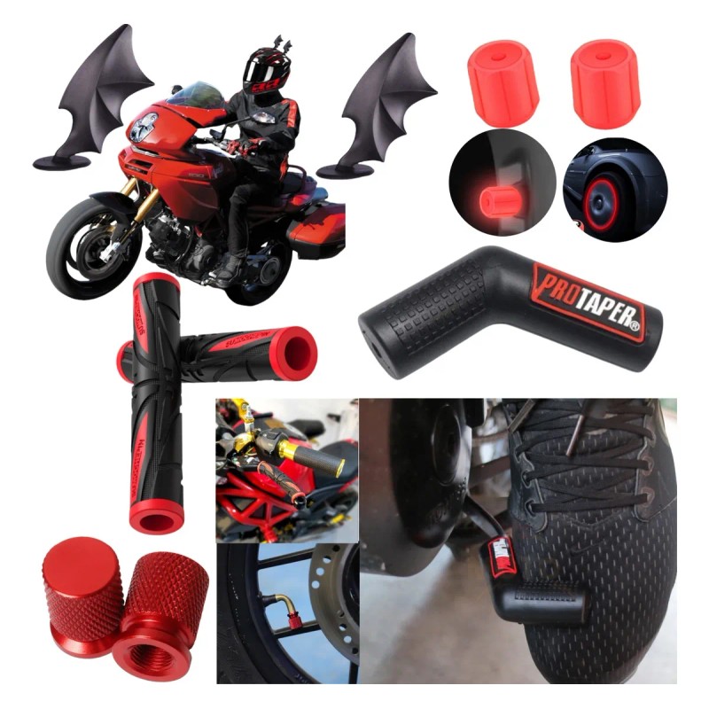 Moto Goma Bike Puños Accesorios Manubrio Excelente