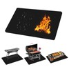 Fireproof Mat - 100 x 182 cm, Foldable Grill Mat,
