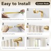 IFELS 2 Pack Heavy Duty Curtain Rods for Windows 48