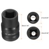 sourcing map 4 Point Square Socket 1/2" Drive 11mm Metric
