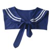 Fake Dickey Detachable Navy Style Collar Set Half Top Mock