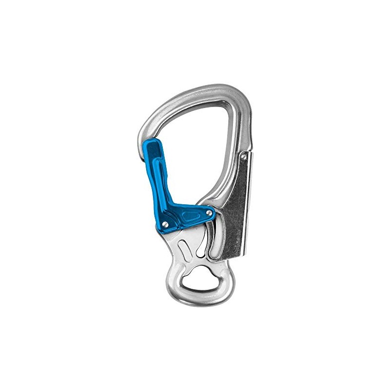 SALEWA Attac G3 Carabiner, Silver/Royal Blue, UNISEX