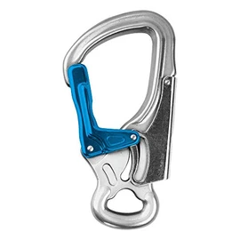 SALEWA Attac G3 Carabiner, Silver/Royal Blue, UNISEX