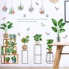 Wall Sticker Stylish Wall Spring Wallpaper Sticker Houseplant Flower 3D