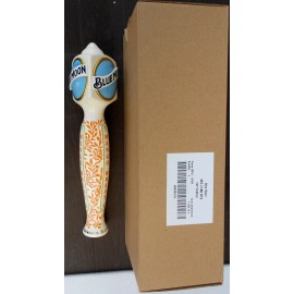 Blue Moon Mango Wheat porcelain Beer Tap Handle new in box Denver Colorado 12 in