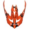 LS2 Subverter Emperor Helmet Replacement Visor/Peak Black/Orange