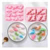 2 Piezas Moldes Silicón Dinosaurio 20 Cavidades Vela Dulces