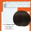 Full Shine Extensiones Cabello Natural 40gr 16in 50pz Marrón Oscuro