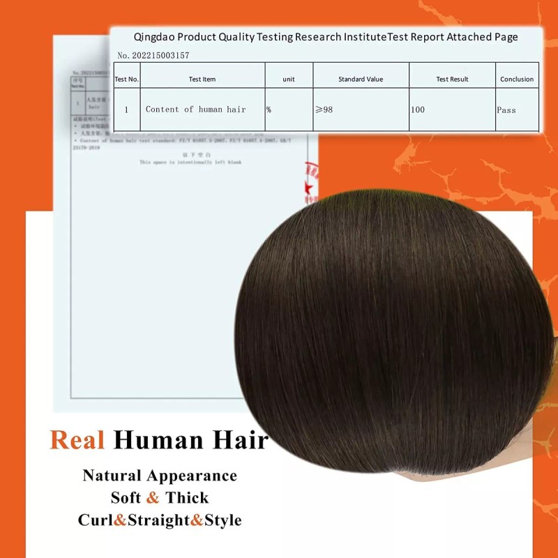 Full Shine Extensiones Cabello Natural 40gr 16in 50pz Marrón Oscuro