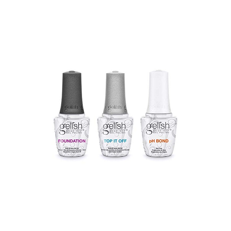 Harmony Gelish Top Coat/Base Coat/PH BOND Set