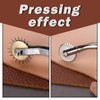 Nitlak 2 PCS Tracing Wheel with Wooden Handle Stainless Steel